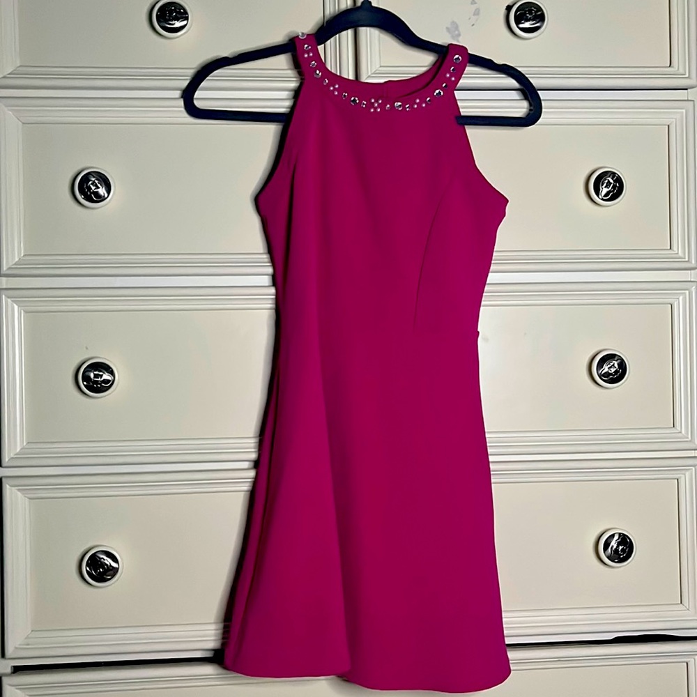 Pink party dress very flexible and comfy